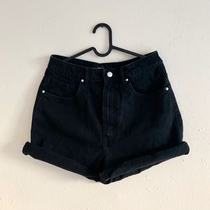 High Rise Denim Shorts